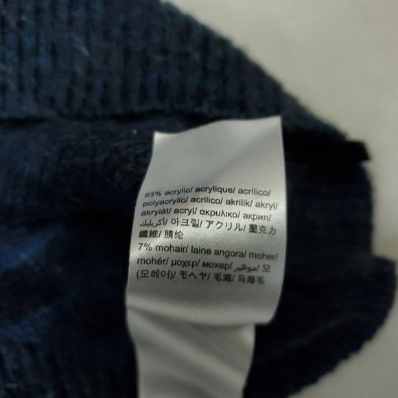 Calvin Klein Jeans  Sweater‎ Womens Medium Blue Acrylic Pullover - Picture 9 of 9